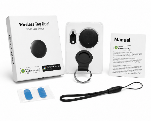 Mini-trackeur GPS Wireless Tag Dual