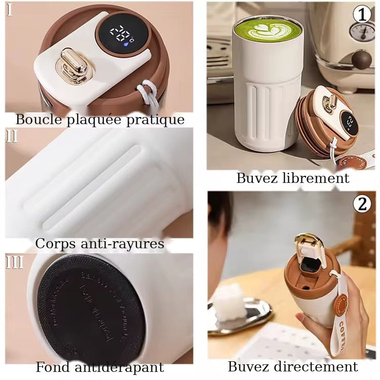 Thermos avec Affichage Intelligent en Acier Inoxydable – 500ml